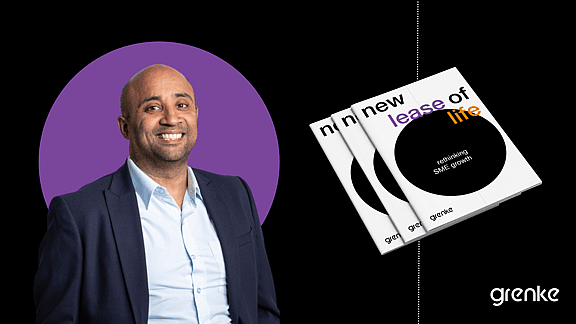Jit Nijjar, National Sales Manager, grenke and the Latest New Lease of Life Report. Cover of the report by Jit Nijjar revealing his key insights and take aways from the report in his approach to his sales strategy and approaching SMEs in the year ahead.
